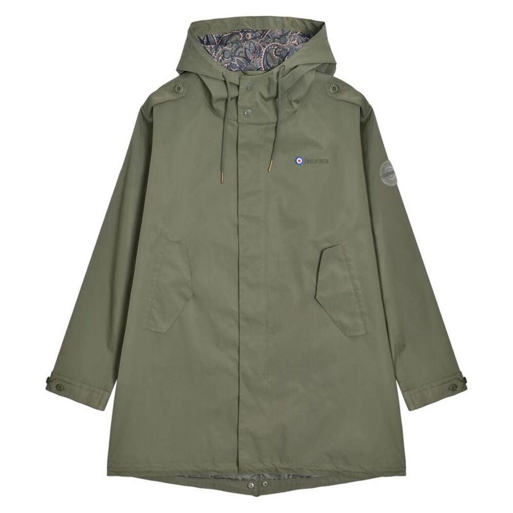 Lambretta Mens Waterproof Parka / Khaki Green